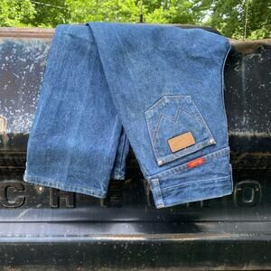 Vintage Wrangler high rise wedgie cowboy cut jeans Girls 14 Regular